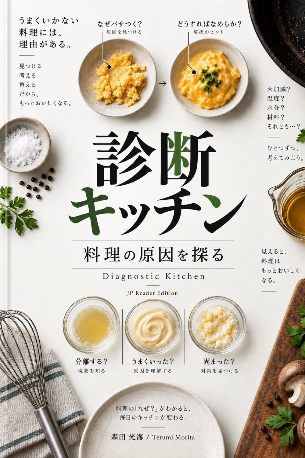『診断キッチン』森田 光海 著 の表紙