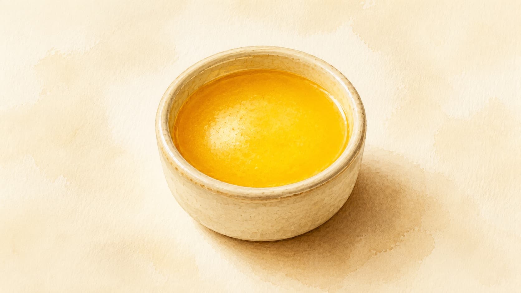 A small bowl filled with glossy, bright yellow lemon curd, surrounded by fresh lemons.